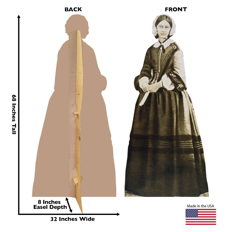 «Florence Nightingale» en carton debout