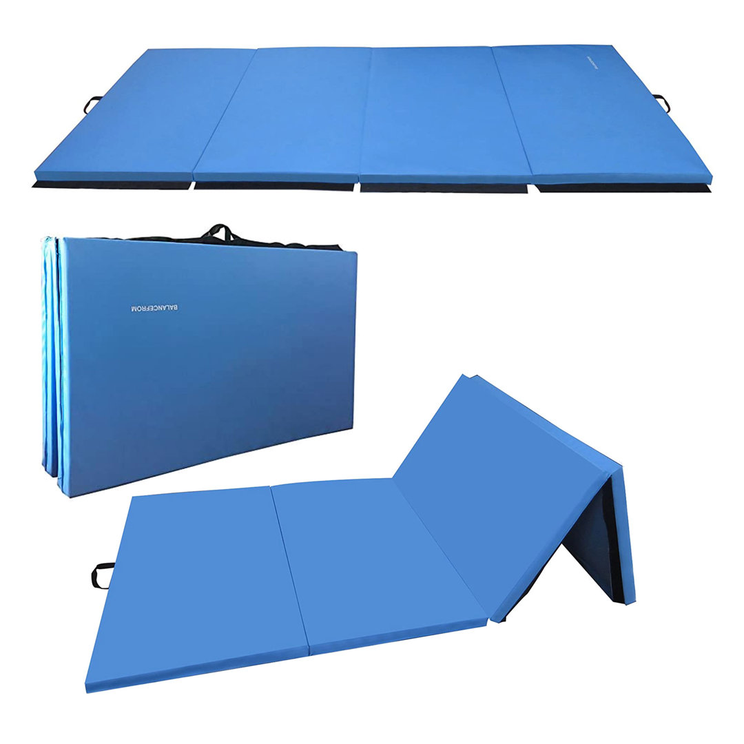 BalanceFrom Fitness All Purpose Folding Gymnastics Gym Exercise Mat for Yoga, Aerobics, Pilates, and Martial Arts BalanceFrom Fitness