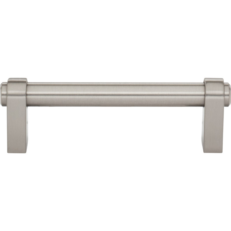 Lawrence Bar Pull, Brushed Satin Nickel, 3 3/4" Center To Center