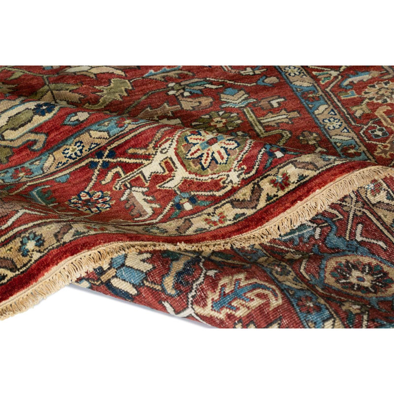 Handmade Wool Oriental Area Rug, Rectangle 10' x 14'