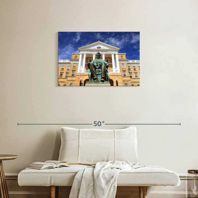 Bascom Hall Lincoln Statue, 20" H x 30" W