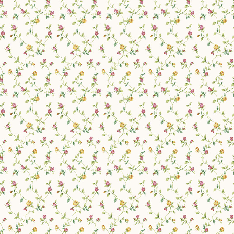 Capel 10m x 53cm Matte Wallpaper Roll, Red/White