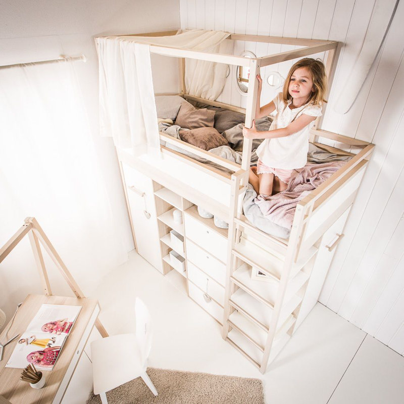 Robena High Sleeper Bed Canopy