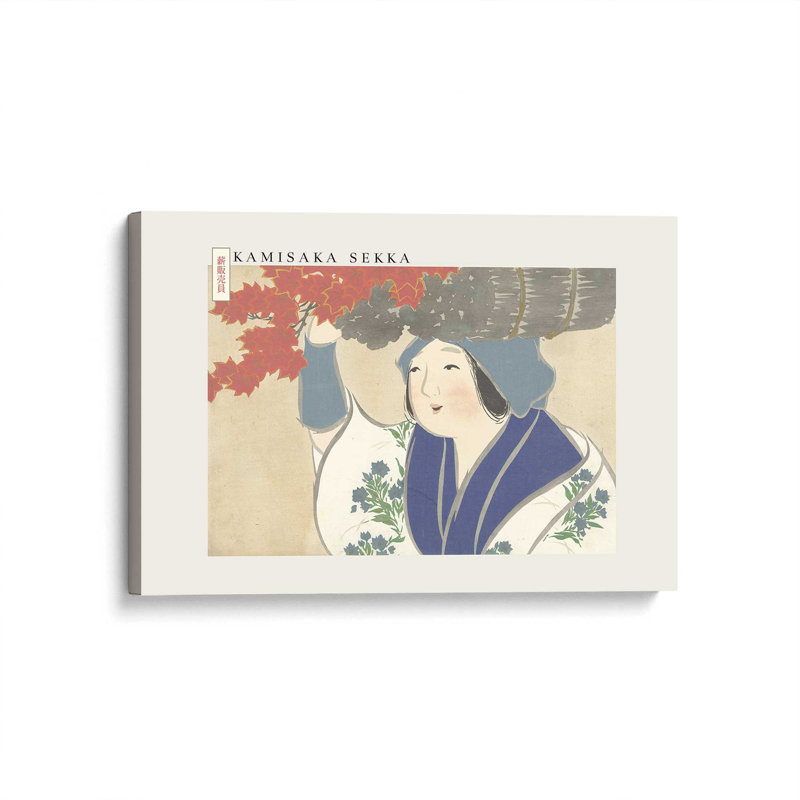 Un vendeur d'érable par Kamisaka Sekka, H 12 po x l 18 po, Toile tendue, Ne s’applique pas