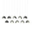 Brooklyn 10 - Light Double Shade Linear Pendant-544860929-544860932-544860940