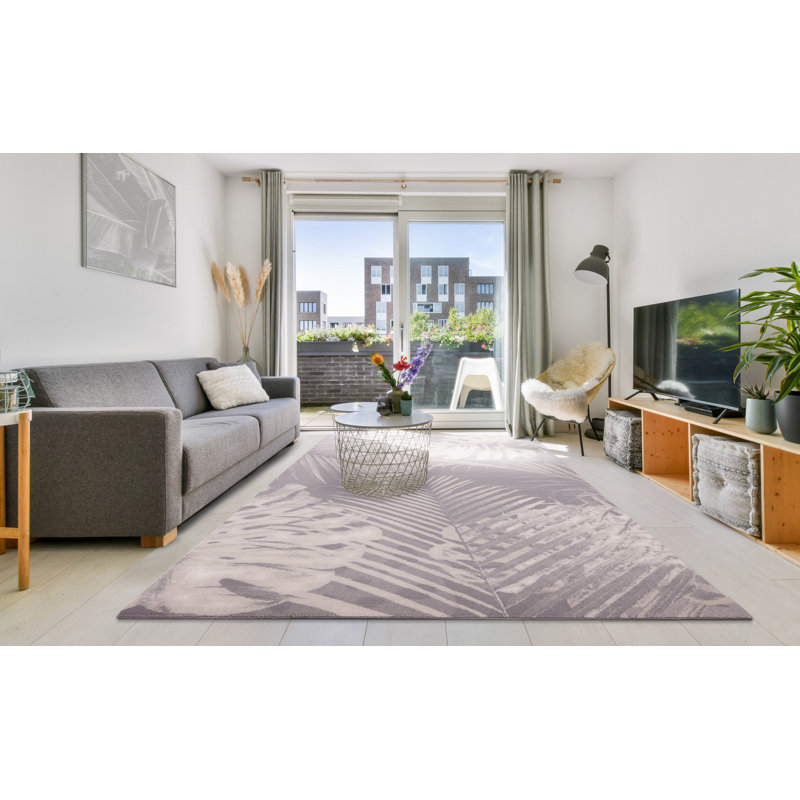 Monstera Floral Area Rug, Rectangle 133 x 180cm