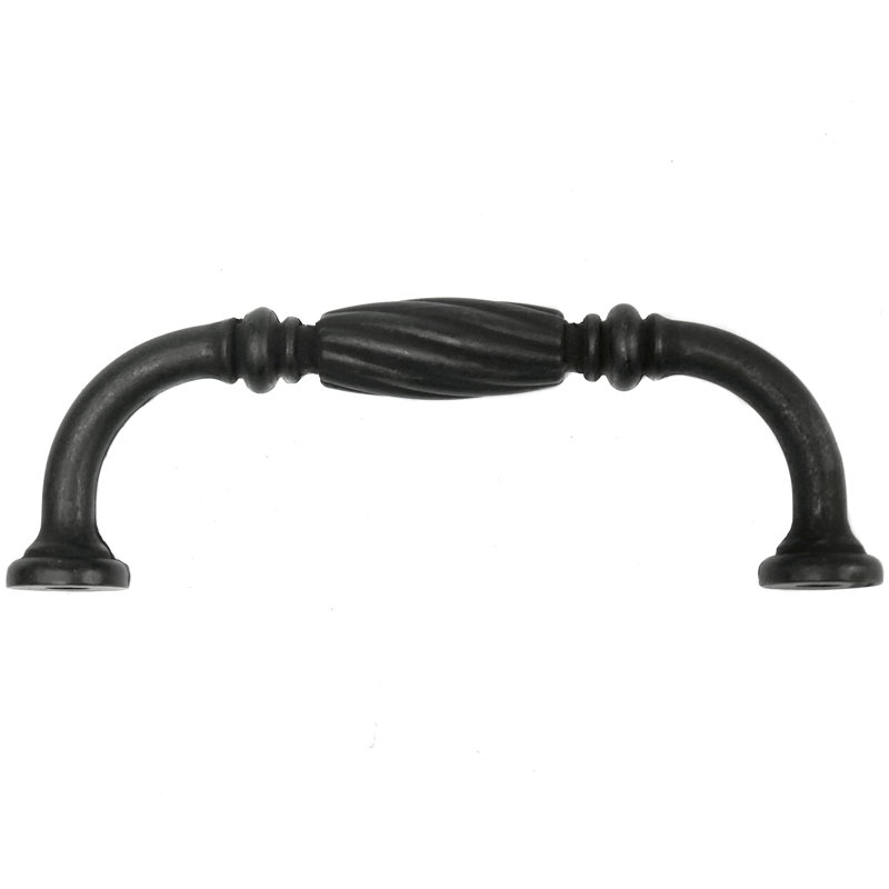 Poignée barre 5 po French Twist, 8", Bronze huilé