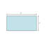 Carrelage mural de style brique de verre Contempo 3 "x 6"-36949480