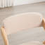 Chaise rembourrée empilable rembourrée et rembourrée-106402244