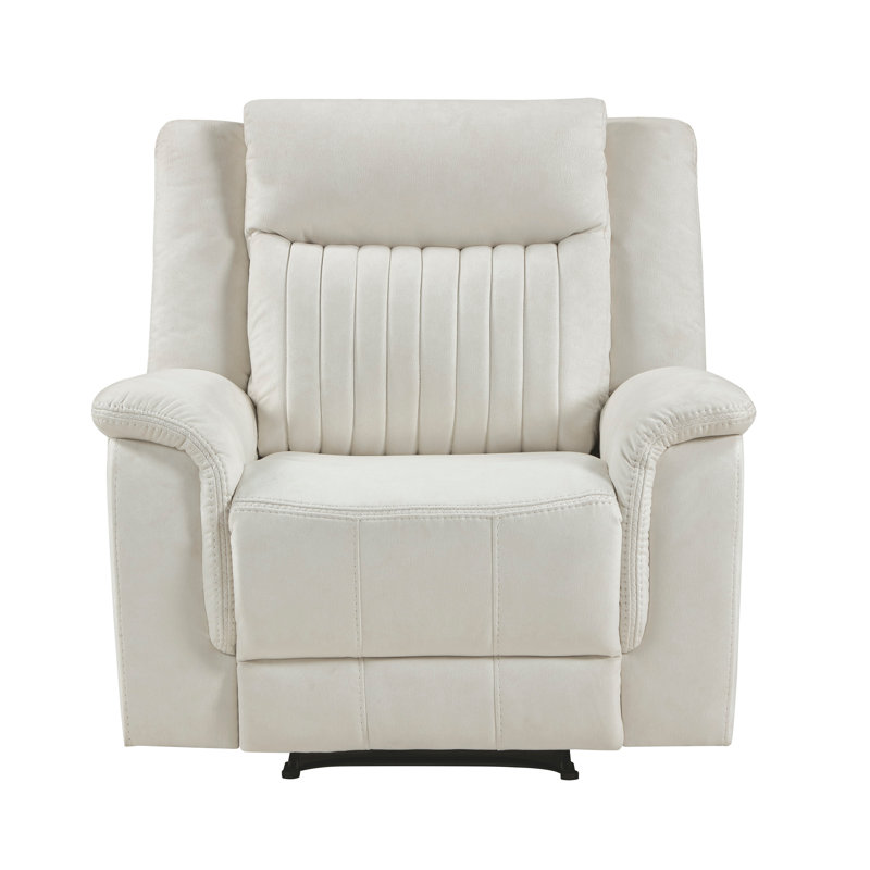 Ensemble de canapés contemporain 3 pièces pour salon, canapé inclinable, causeuse, fauteuil, revêtement en microfibre couleur tourterelle, mobilier confortable en bois massif