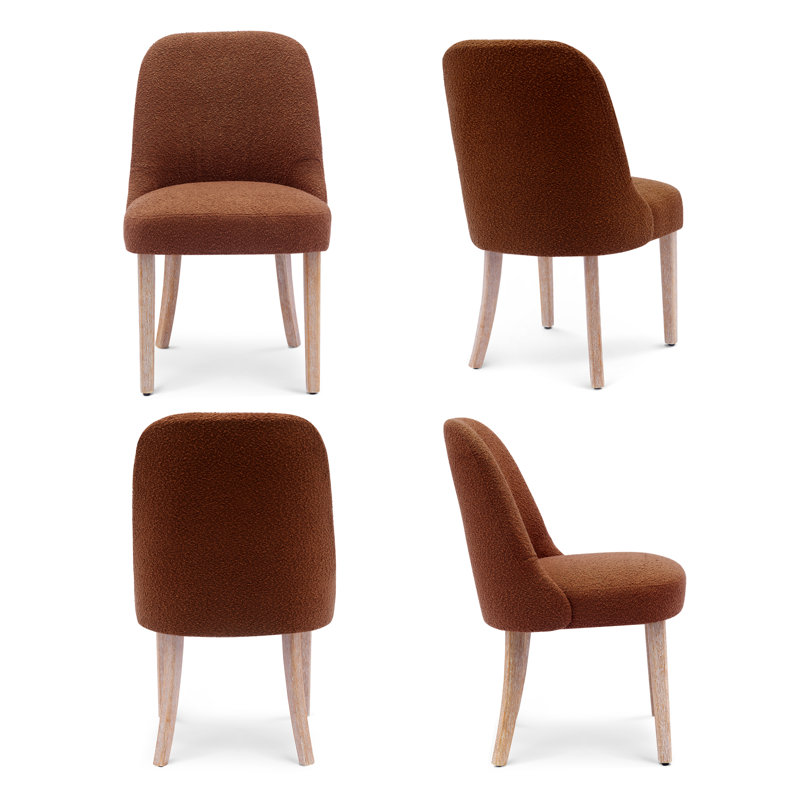 Chaise d'appoint Breann, Brun