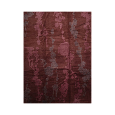 Tapis unique en chocolat 9 pi 1 po x 12 pi 3 po