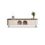 Meuble télé moderne en bois manufacturé blanc-38050587