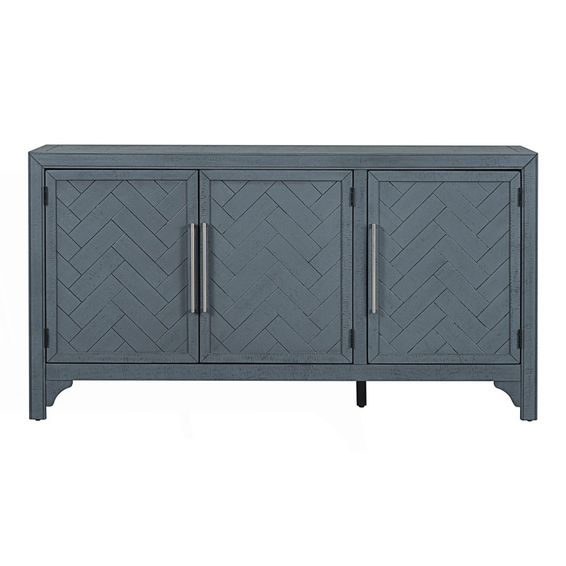 Armoire de rangement avec tablettes réglables, Marine
