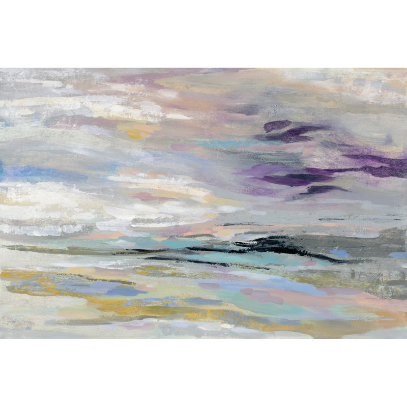 Sea And Sky by Silvia Vassileva - Wrapped Canvas Painting, 76cm H x 76cm W x 3.8cm D