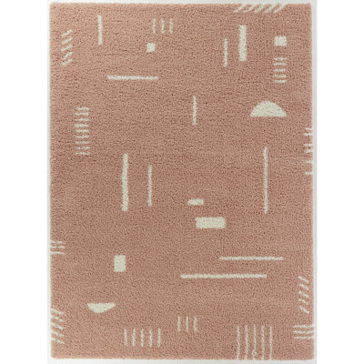 Morin Geometric Shag Rug