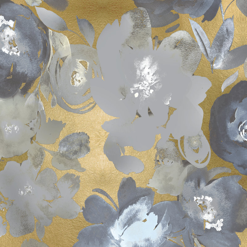 Floral 2 - Wrapped Canvas Painting, 76cm H x 76cm W