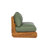 Noeleen Outdoor 3-Piece Acacia Wood Conversation Set With Cushions (Table Not Included)-125312226