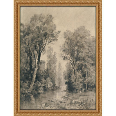 Castle Overlooking a River (1860s-1870s)