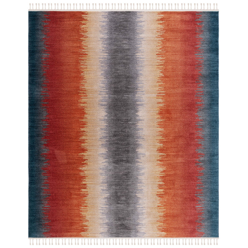 Roosevelt Abstract Indoor/Outdoor Rug, Rectangle 8' x 10'