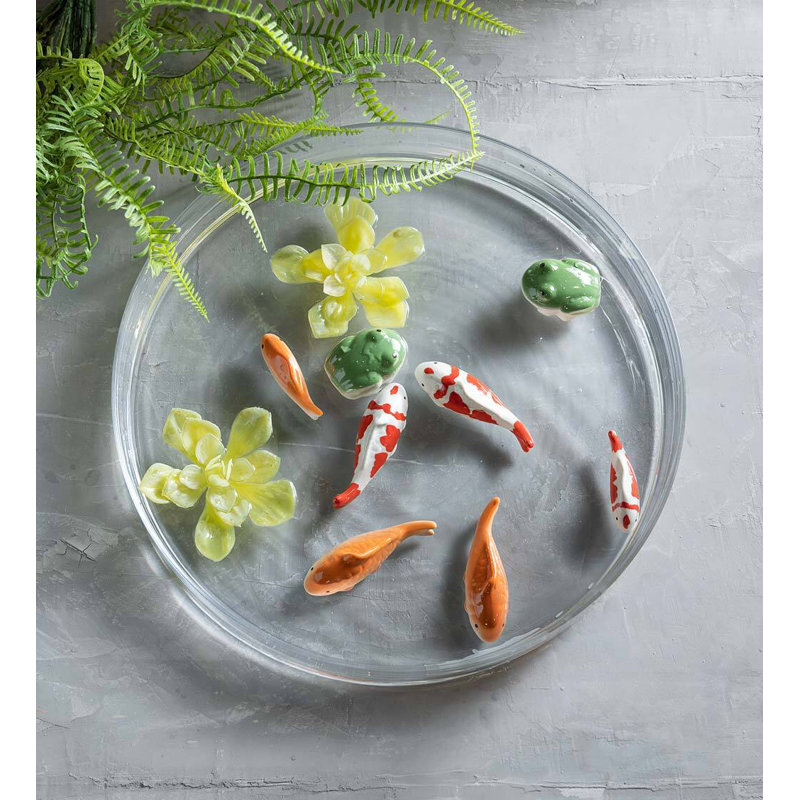Mintun Whimsical Ceramic Floating Frogs