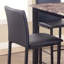 Chaises de salle à manger à hauteur de comptoir en métal Citico avec cadre durable, ensemble de 4, idéales pour les espaces restreints