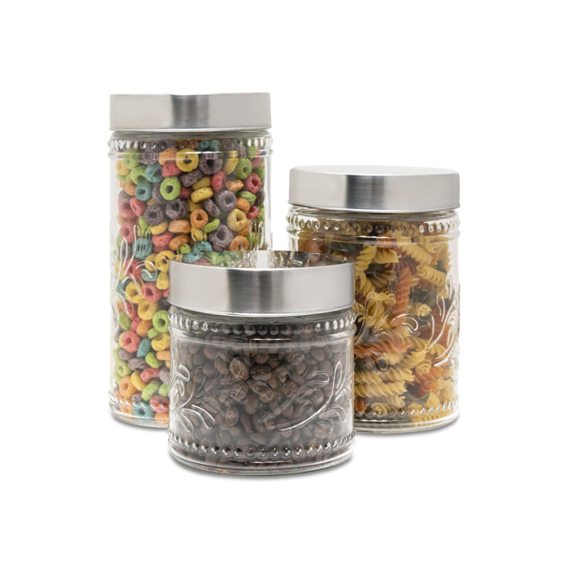 Glass Canister - Set of 3