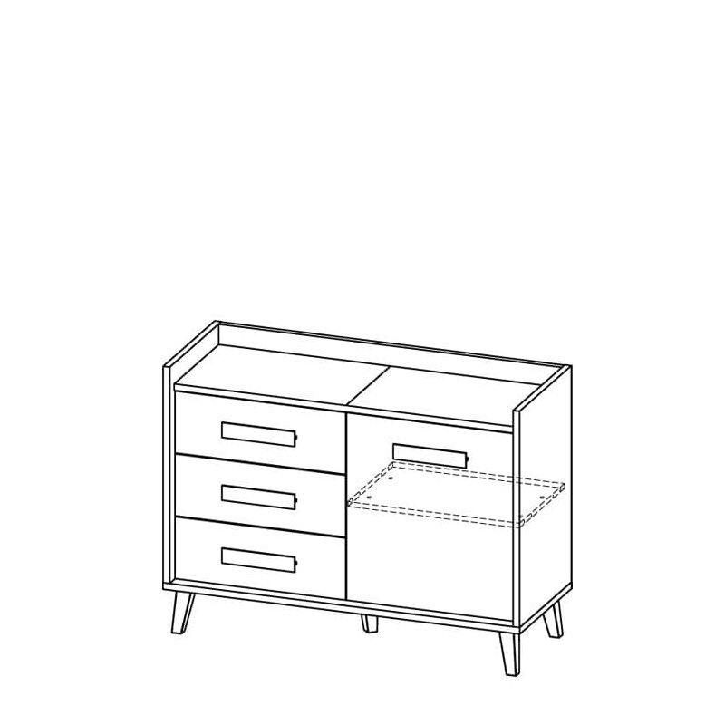 Arelious 120cm Sideboard