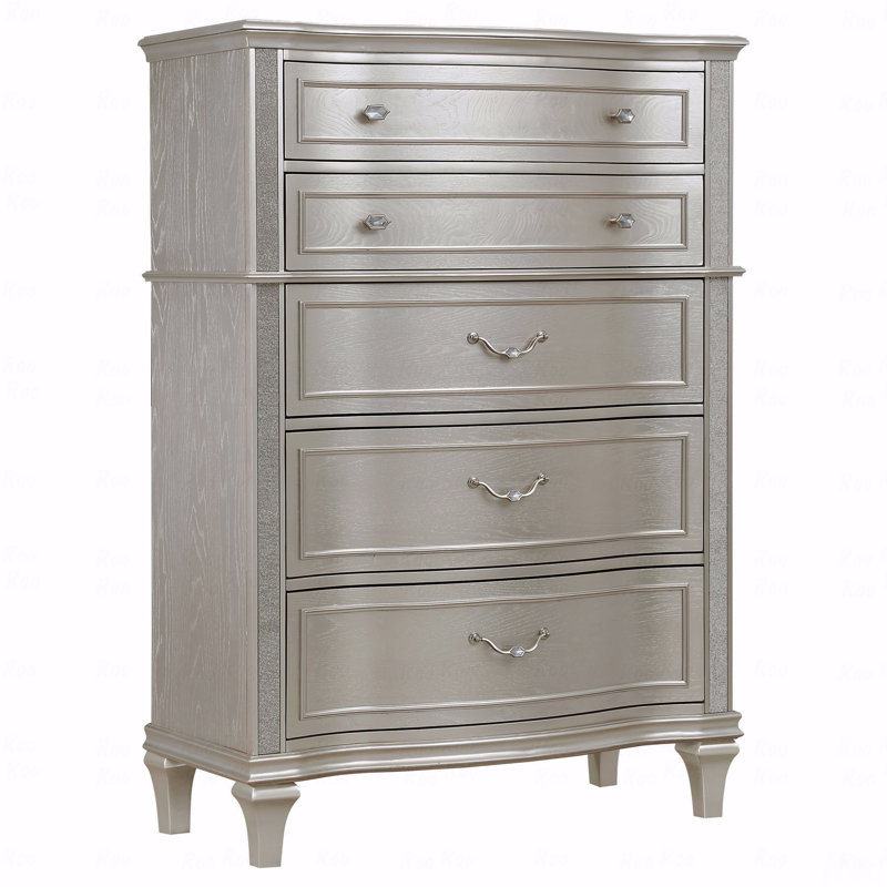Commode 5 tiroirs avec tiroir caché