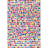 Mira Dotted Striped Shag Multi Colored Area Rug-1498277929