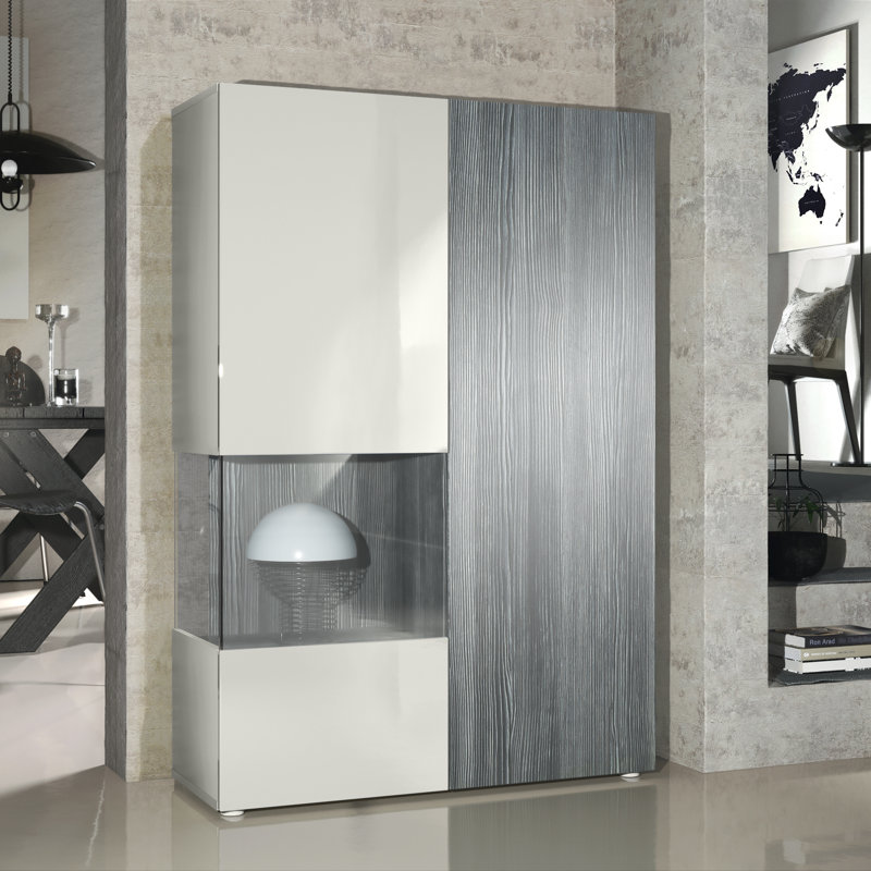 Mcandrews Display Cabinet, Without LED, Avola anthracite