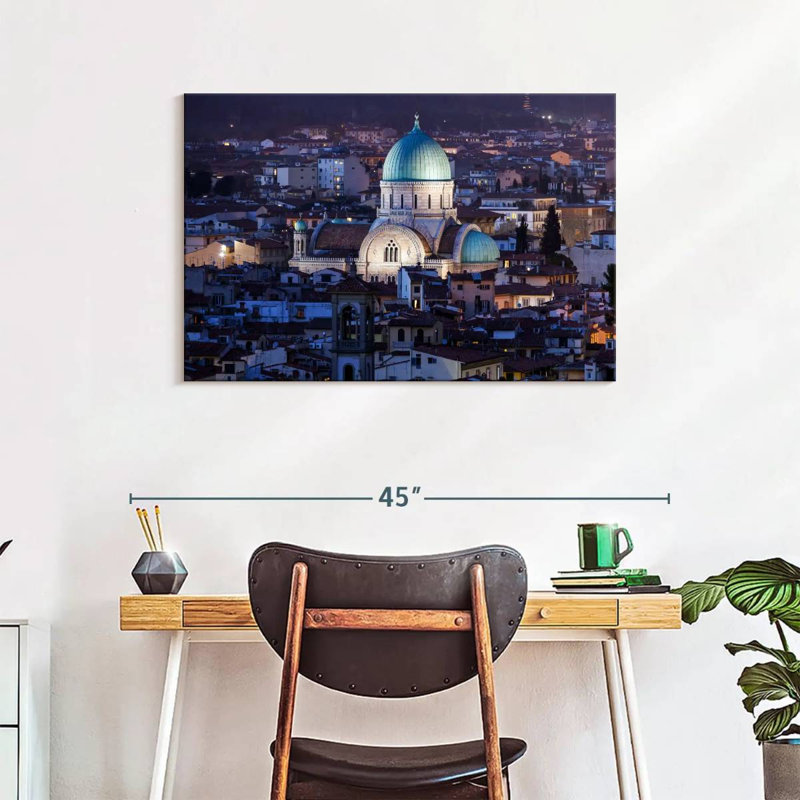 Kavia Great Synagogue Florence, 24" H x 36" W