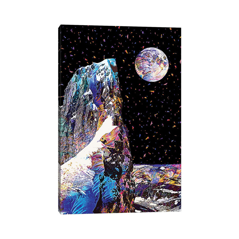 Full Moon X by Gab Fernando - Wrapped Canvas Print, 20.32 cm H x 30.48 cm W