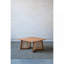Table basse 27,6 x 27,6 x 13,8 po en teck