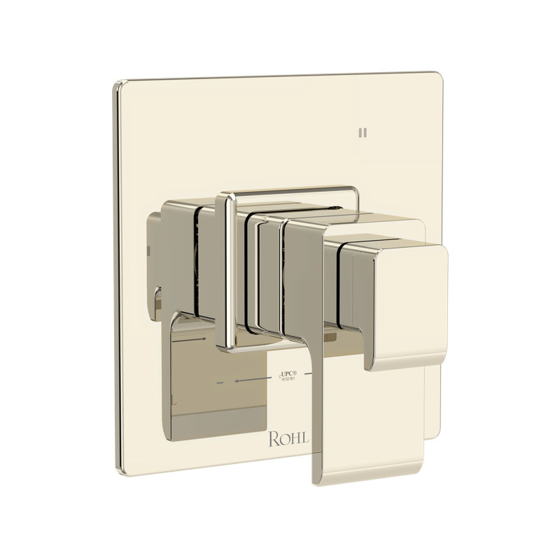 1/2" Therm & Pressure Balance Trim with 3 Functions TMN47W1L, Polished Nickel