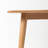 63" Solid Oak Wood Dining Table-1933005123