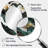 Exploring Abstracted Lines III - Green Modern Oval Wall Mirror-1973877679