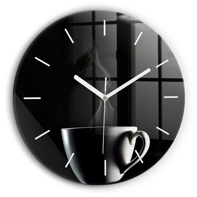Glass Wall Clock