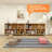 Ruben Pine Wood Bookcase with 7 Compartments