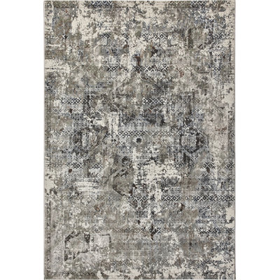 Annalily Abstract Flat Weave Area Rug
