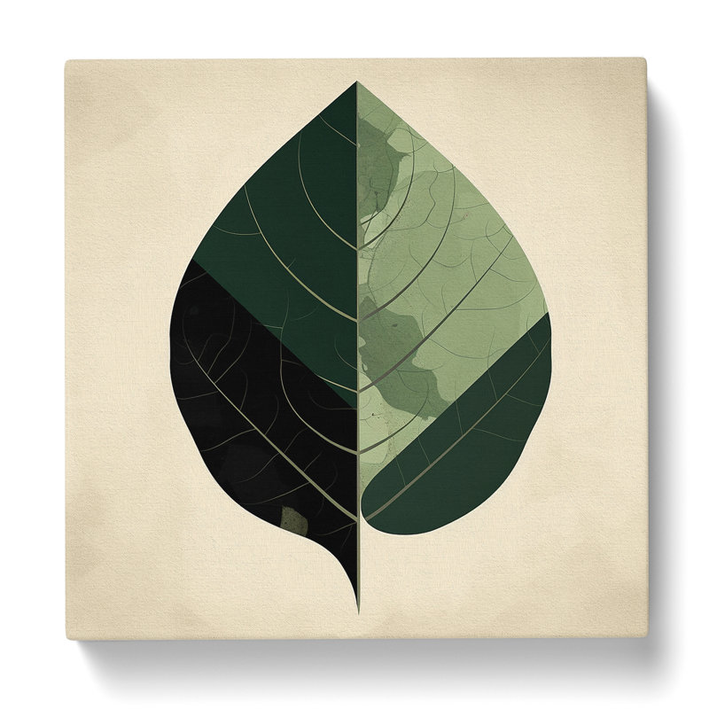 Leaf Bauhaus No.1 - No Frame Print, 50cmH x 50cmW
