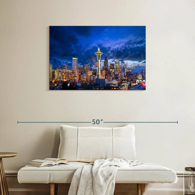 Sireci Space Needle Standout, 24" H x 36" W