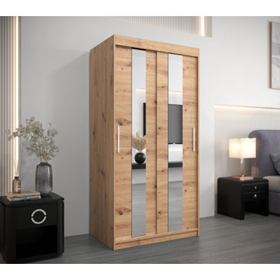 Abdurahmon 2 Door Manufactured Wood Wardrobe