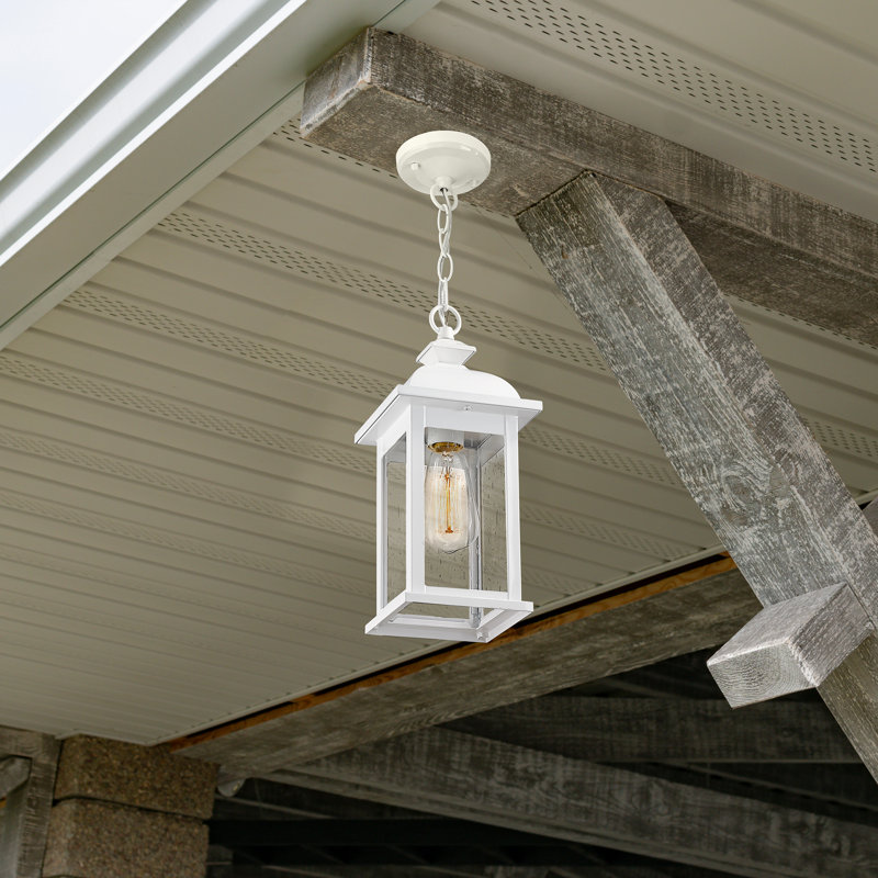 Nador Outdoor Hanging Lantern, White