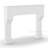 Chantel Cast Stone Fireplace Surround with Standard Hearth-103565203-103565205