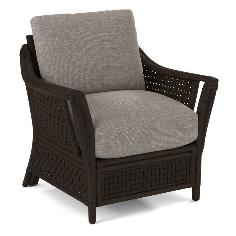 Boca Upholstered Armchair, Stone Crypton Performance; 0884-83, Java