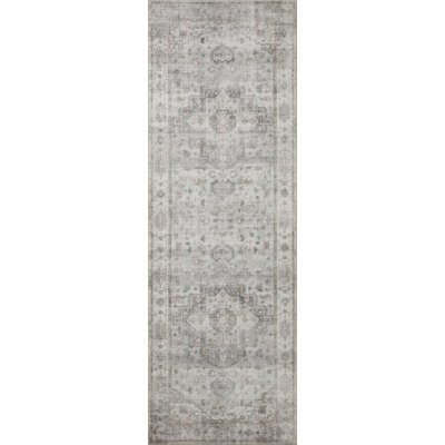 Tapis oriental colombe / rosé Jujhar
