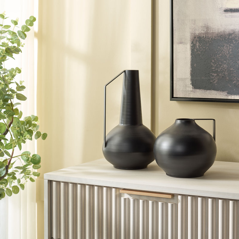 Luca Iron Vase Set Of 2