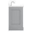 Ensemble de meuble-lavabo simple 36,25 po avec plateau en quartz Abshire-94668916