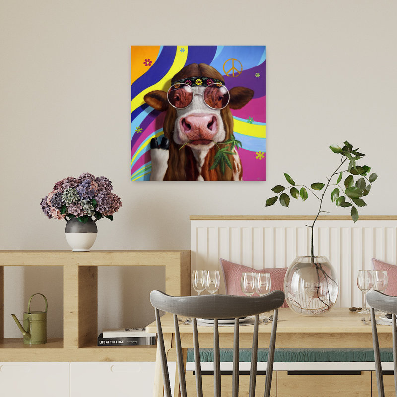 Art contemporain urbain, H 18 po x l 18 po
